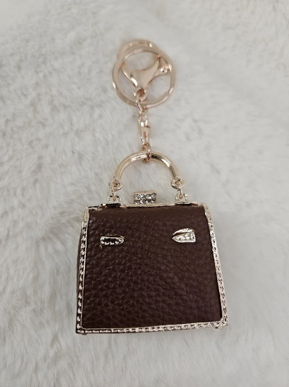 NWOT Bling Purse Keychain Purse Charm